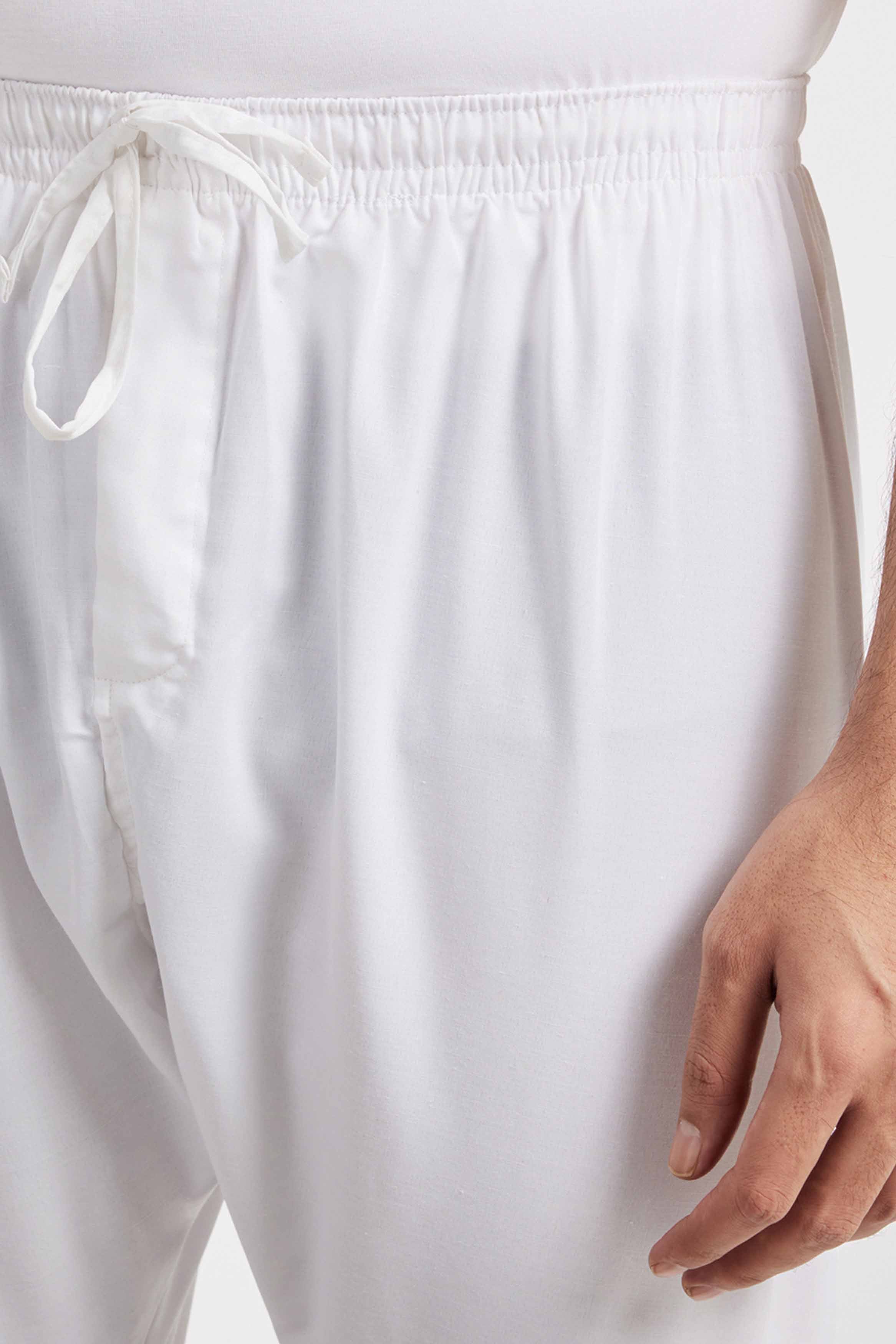 White Mens Churidar